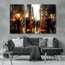 Abstract Jazz Art Wall Art Canvas Print – Colorful Musical