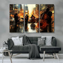 Jazz Wall Art Canvas Print – Colorful Musical Instrument