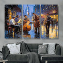 Colorful Jazz Wall Art - African American Music Canvas Print