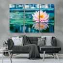 Lotus Flower Wall Art Canvas Print, Water Lily Large Wall by MyGreatCanvas | Canvas Wall Art Prints | Photo Prints & Wall Decor
