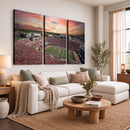 Indiana Memorial Stadium Wall Art Canvas Print, Framed