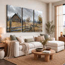 Rustic Autumn Farmhouse Wall Art Canvas Print – Serene