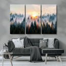 Abstract Forest Wall Art - Serene Nature Canvas Print with by MyGreatCanvas | Canvas Wall Art Prints | Photo Prints & Wall Decor