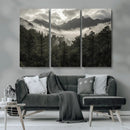 Moody Forest Wall Art – Framed Mountain Fog Canvas Artwork, by MyGreatCanvas | Canvas Wall Art Prints | Photo Prints & Wall Decor