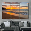 Tropical Beach Wall Art – Framed Sunset Ocean Canvas by MyGreatCanvas | Canvas Wall Art Prints | Photo Prints & Wall Decor