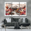 Yayoi Kusama Wall Art Canvas Print – Framed Large Abstract