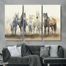 Wild Horses Wall Art Canvas Print, Framed Running Horses Art by MyGreatCanvas | Canvas Wall Art Prints | Photo Prints & Wall Decor
