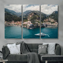 Amalfi Coast Wall Art – Framed Italian Seaside Canvas by MyGreatCanvas | Canvas Wall Art Prints | Photo Prints & Wall Decor