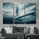 Underwater Surf Wall Art – Framed Ocean Wave Canvas Artwork, by MyGreatCanvas | Canvas Wall Art Prints | Photo Prints & Wall Decor