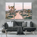 Joshua Tree Wall Art Canvas Print – Framed Desert Road Scene by MyGreatCanvas | Canvas Wall Art Prints | Photo Prints & Wall Decor