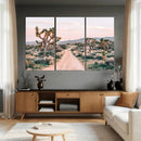 Joshua Tree Park Wall Art Canvas Print – Framed Desert Road by MyGreatCanvas | Canvas Wall Art Prints | Photo Prints & Wall Decor