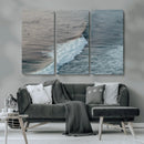 Ocean Waves Wall Art Canvas Print – Framed Coastal Serenity