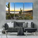 Saguaro Cactus Wall Art Canvas Print – Framed Desert Sunset by MyGreatCanvas | Canvas Wall Art Prints | Photo Prints & Wall Decor