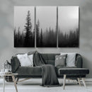 Misty Pines Wall Art Canvas Print – Framed Woodland by MyGreatCanvas | Canvas Wall Art Prints | Photo Prints & Wall Decor