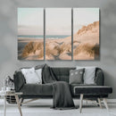 Beach Landscape Wall Art Canvas Print – Framed Sand Dune