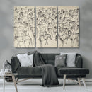 Wild Horse Stampede Wall Art Canvas Print – Monochrome by MyGreatCanvas | Canvas Wall Art Prints | Photo Prints & Wall Decor
