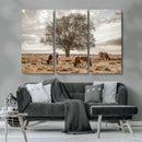 Texas Longhorn Cattle Wall Art, Rustic Western Ranch Canvas by MyGreatCanvas | Canvas Wall Art Prints | Photo Prints & Wall Decor