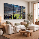 Chicago Dome Stadium Wall Art Canvas Print – Framed Modern