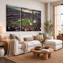 Chicago Bears Soldiers Field Wall Art Canvas Print – Framed
