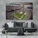 Chicago Bears Soldiers Field Wall Art Canvas Print – Framed