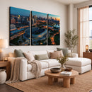 Chicago Bears Soldiers Field Wall Art Canvas Print – Framed