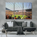 Cleveland Browns Stadium Wall Art Canvas Print – Framed NFL
