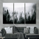 Foggy Pine Forest Canvas Wall Art by MyGreatCanvas | Canvas Wall Art Prints | Photo Prints & Wall Decor