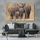 Wild Elephant Wall Art Canvas Print by MyGreatCanvas | Canvas Wall Art Prints | Photo Prints & Wall Decor