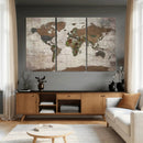 World Map Canvas Print – Framed Detailed Map of the World by MyGreatCanvas | Canvas Wall Art Prints | Photo Prints & Wall Decor