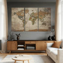 World Map Canvas Print – Framed Travel Map Wall Art for by MyGreatCanvas | Canvas Wall Art Prints | Photo Prints & Wall Decor