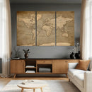 World Map Canvas Print – Framed Travel Map Wall Art for by MyGreatCanvas | Canvas Wall Art Prints | Photo Prints & Wall Decor