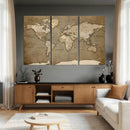 World Map Wall Art Canvas Print, Framed Map Art Picture by MyGreatCanvas | Canvas Wall Art Prints | Photo Prints & Wall Decor