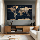 World Map Canvas Print – Detailed Map of the World Wall Art by MyGreatCanvas | Canvas Wall Art Prints | Photo Prints & Wall Decor