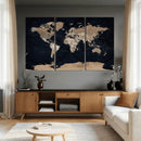 Grunge Wall Art World Map Canvas Print by MyGreatCanvas | Canvas Wall Art Prints | Photo Prints & Wall Decor