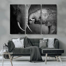 Elephant Family Wall Art Canvas, Framed Elephant Family by MyGreatCanvas | Canvas Wall Art Prints | Photo Prints & Wall Decor