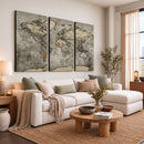 World Map Canvas Print – Detailed Map of the World Wall Art