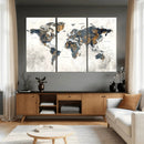 World Map Wall Art Canvas Print for Office Wall Decor by MyGreatCanvas | Canvas Wall Art Prints | Photo Prints & Wall Decor