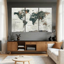 World Map Canvas Print – Framed Travel Map Wall Art for by MyGreatCanvas | Canvas Wall Art Prints | Photo Prints & Wall Decor