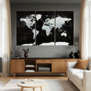 World Map Canvas Print – Framed Push Pin Wall Art, Color by MyGreatCanvas | Canvas Wall Art Prints | Photo Prints & Wall Decor