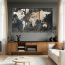 World Map Canvas Print – Detailed Map of the World Wall Art by MyGreatCanvas | Canvas Wall Art Prints | Photo Prints & Wall Decor