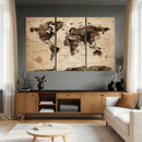 World Map Wall Art Canvas Print by MyGreatCanvas | Canvas Wall Art Prints | Photo Prints & Wall Decor