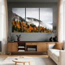 Autumn Forest Wall Art Canvas Print, Foggy Mountain by MyGreatCanvas | Canvas Wall Art Prints | Photo Prints & Wall Decor