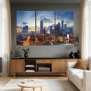 Atlanta Skyline Wall Art Canvas Print, Atlanta Downtown by MyGreatCanvas | Canvas Wall Art Prints | Photo Prints & Wall Decor