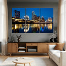 Austin Skyline Wall Art Canvas Print, Austin Downtown Night by MyGreatCanvas | Canvas Wall Art Prints | Photo Prints & Wall Decor