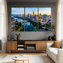 Austin Skyline Wall Art Canvas Print, Austin Downtown Night by MyGreatCanvas | Canvas Wall Art Prints | Photo Prints & Wall Decor