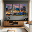 Baltimore Skyline Wall Art Canvas Print, Baltimore Downtown by MyGreatCanvas | Canvas Wall Art Prints | Photo Prints & Wall Decor