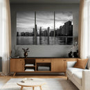 Chicago Wall Art Canvas Print, Chicago City Downtown Night by MyGreatCanvas | Canvas Wall Art Prints | Photo Prints & Wall Decor