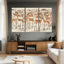 Gazelle Wall Art Canvas Print - Abstract Antelope Wall Art by MyGreatCanvas | Canvas Wall Art Prints | Photo Prints & Wall Decor