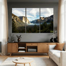 Yosemite Valley Mountain Wall Art Canvas Print, Granite by MyGreatCanvas | Canvas Wall Art Prints | Photo Prints & Wall Decor