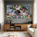 Graffiti Dog Wall Art Decor for Teen Bedroom - Abstract by MyGreatCanvas | Canvas Wall Art Prints | Photo Prints & Wall Decor